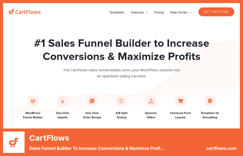 ปลั๊กอิน CartFlows - ตัวสร้างช่องทางการขายเพื่อเพิ่ม Conversion & เพิ่มผลกำไรสูงสุด Plugin