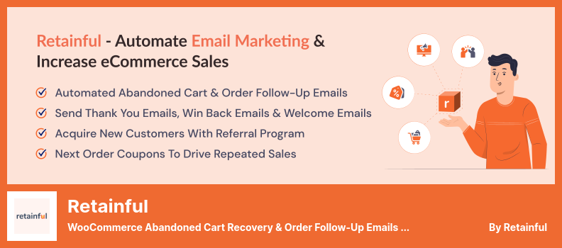 Plugin Retainful - WooCommerce Abandoned Cart Recovery & Order Follow-Up Email Plugin