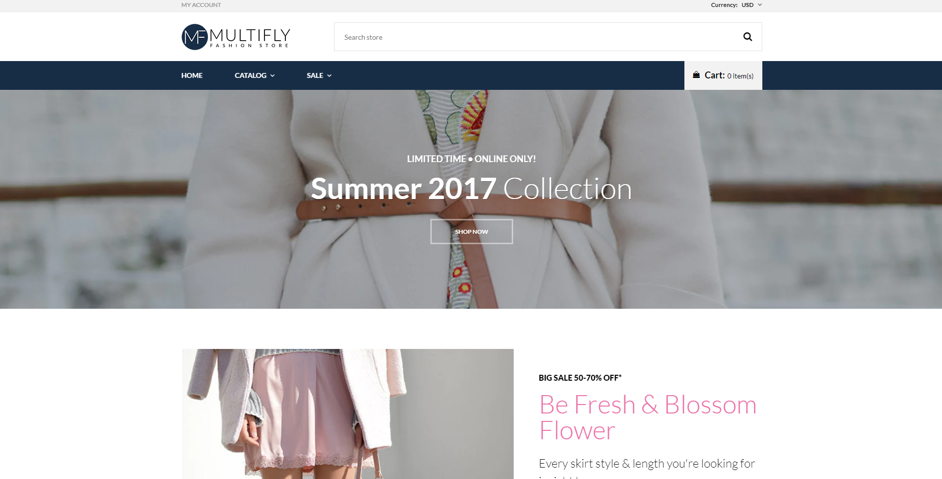 Multifly: temi shopify gratuiti