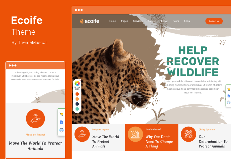 ธีม Ecoife - ธีม WordPress นิเวศวิทยาสิ่งแวดล้อม