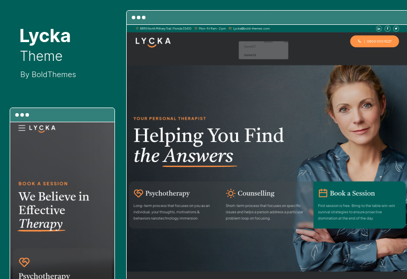 Lycka-Theme - WordPress-Theme für Therapie und Beratung