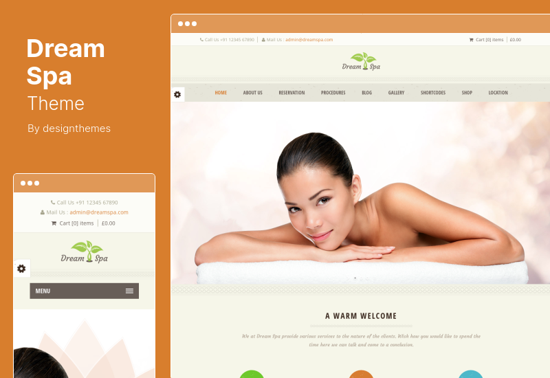 Dream Spa Teması - Güzellik Salonu WordPress Teması