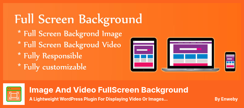 Full Screen Background Plugin - 動画や画像をフルスクリーンで表示するための軽量な WordPress プラグイン