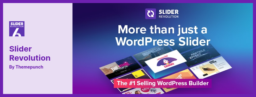 Slider Revolution 响应式插件 - 令人惊叹的 WordPress 插件视觉元素