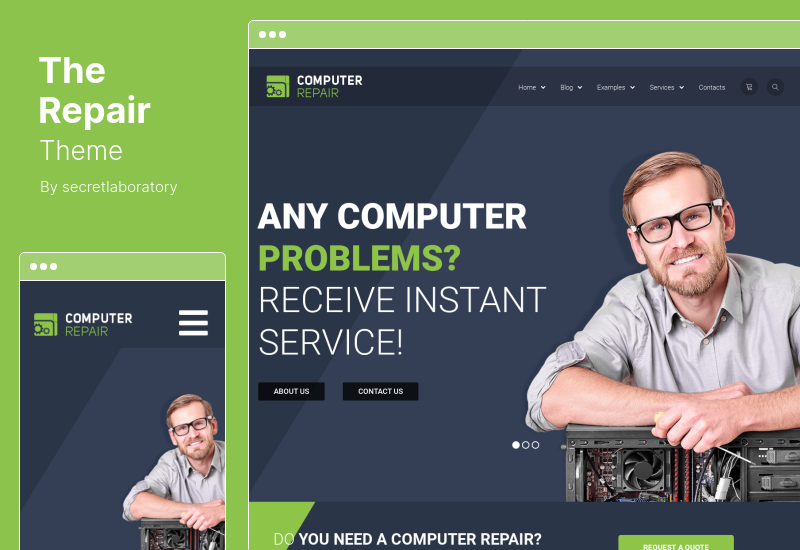 The Repair Theme - Tema de WordPress para computadoras y dispositivos electrónicos