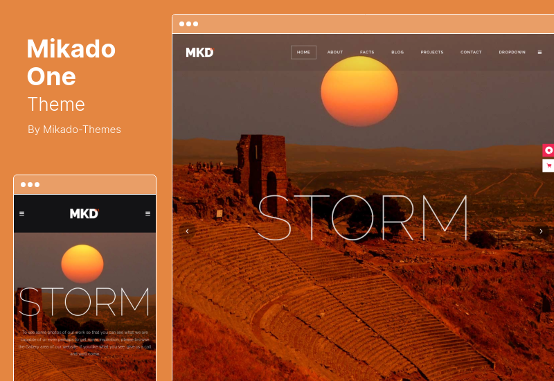 Mikado One Theme - Tema WordPress aziendale multiuso