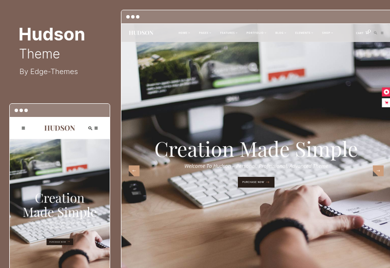 Hudson Theme - 時尚商務 WordPress 主題