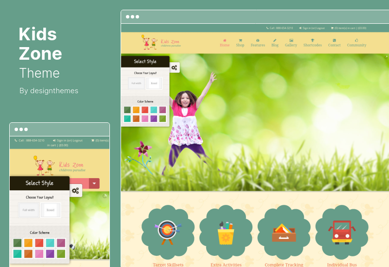 Tema Kids Zone - Tema WordPress per bambini