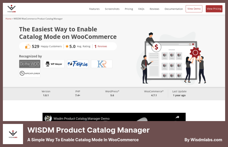 Plugin WISDM Product Catalog Manager - Uma maneira simples de ativar o modo de catálogo no WooCommerce