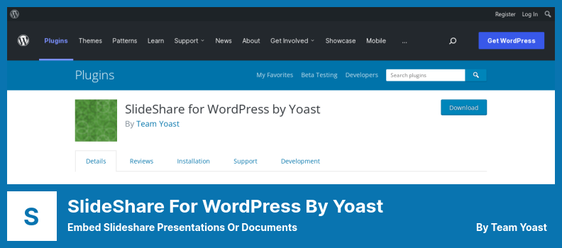 Yoast Plugin 的 SlideShare for WordPress - 嵌入 Slideshare 演示文稿或文檔