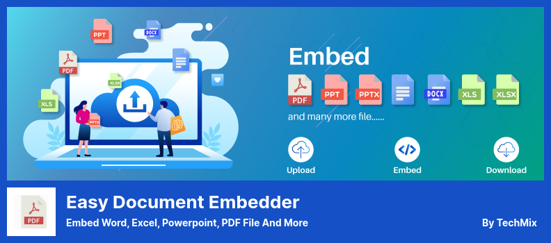 Easy Document Embedder Plugin - 嵌入 Word、Excel、Powerpoint、PDF 文件等