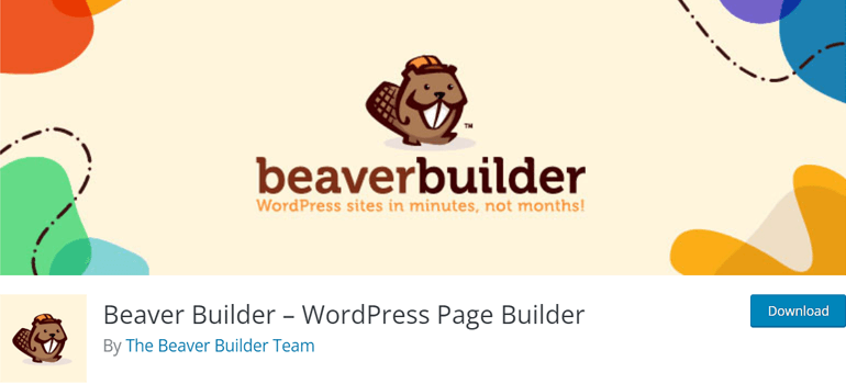 برنامج Beaver Builder WordPress Plugin