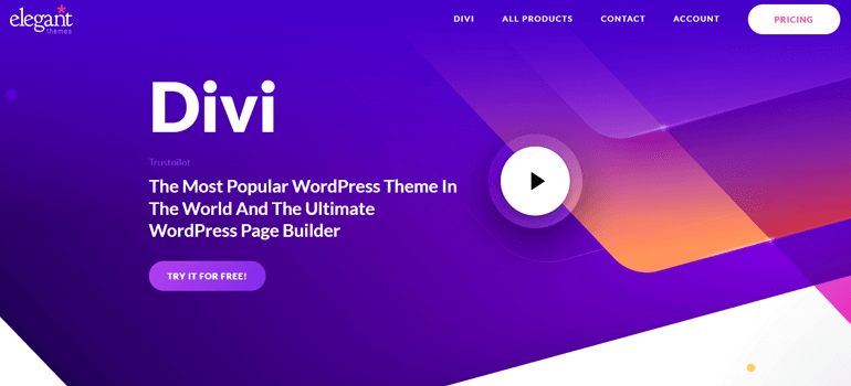 البرنامج المساعد Divi WordPress