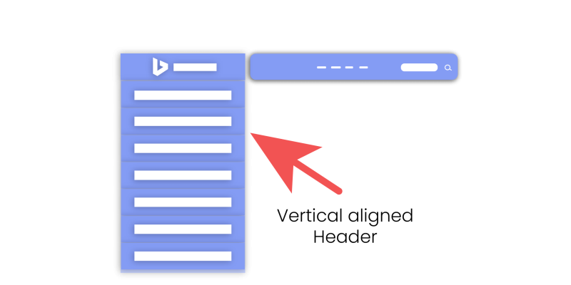 7. Vertical aligned Header