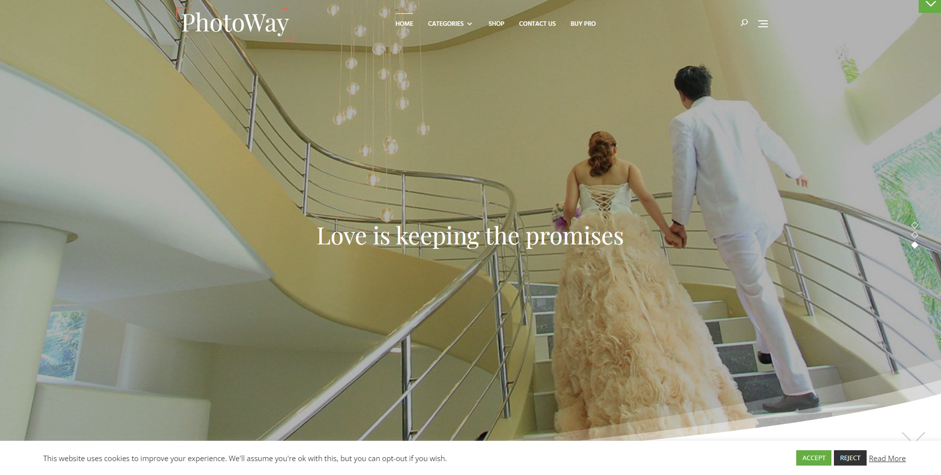 PhotoWay - 사진 WordPress 테마