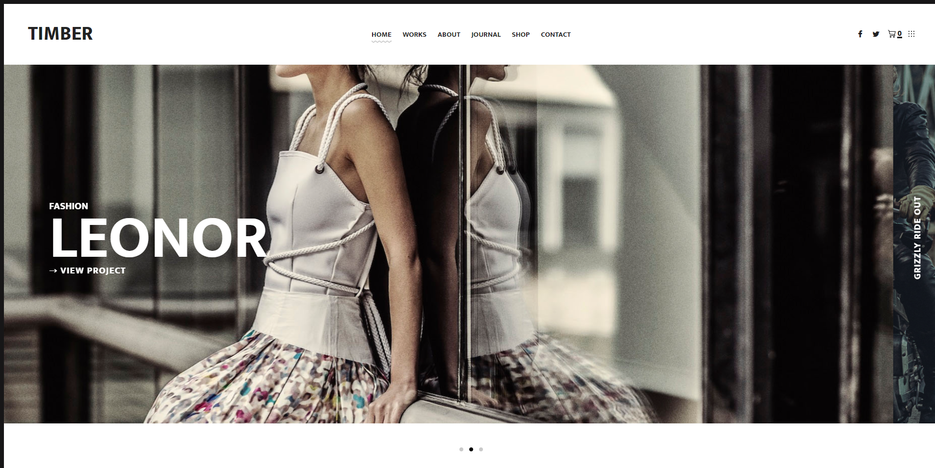 Timber Lite - 사진 WordPress 테마