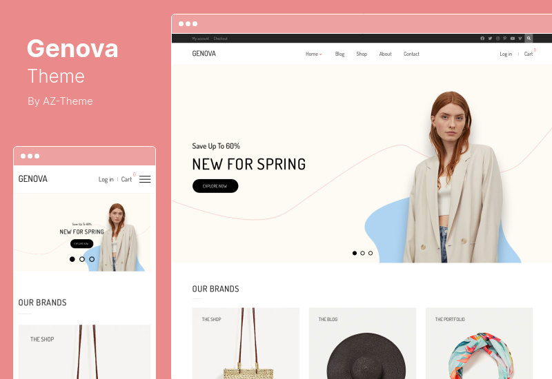 Genova 主題 - 極簡 AJAX WooCommerce 主題