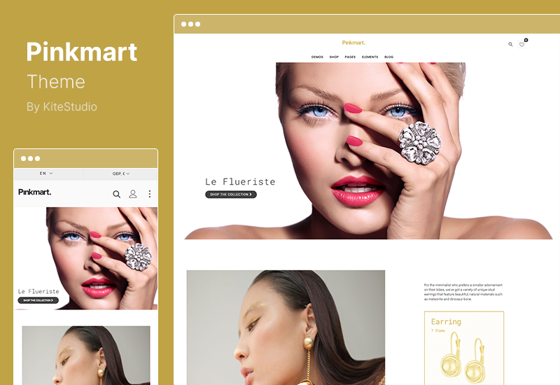 Pinkmart 主題 - AJAX WooCommerce 主題