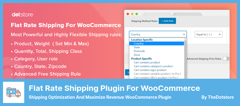 Complemento de envío de tarifa plana para el complemento de WooCommerce: optimización de envío y complemento de WooCommerce para maximizar los ingresos