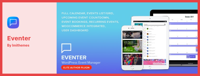 Eventer 插件 - WordPress 活動和預訂管理器插件