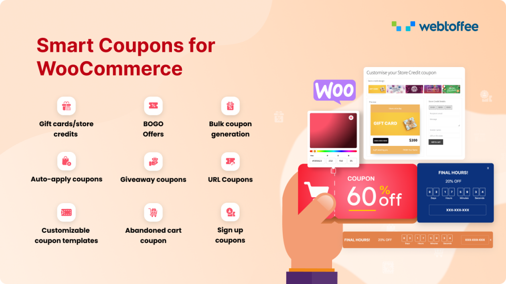 Cupones inteligentes de WooCommerce