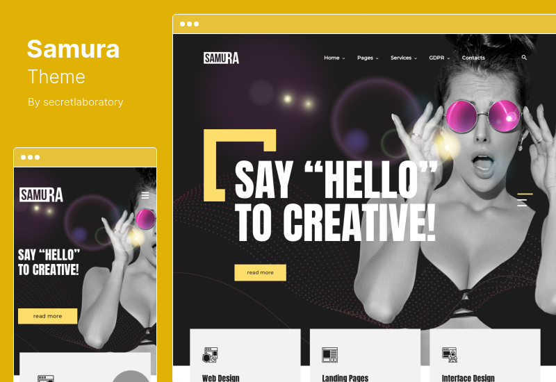 Samura-Theme - WordPress-Theme der Webdesign-Agentur