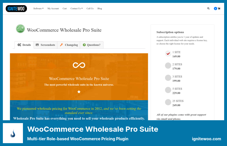 Plugin WooCommerce Wholesale Pro Suite - Plugin Harga WooCommerce Berbasis Peran Multi-tier