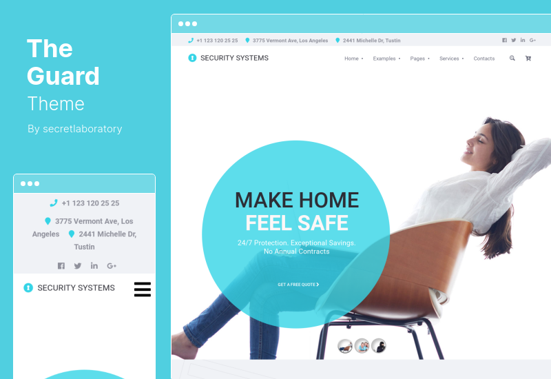 The Guard Theme - Security Company WordPress 主題