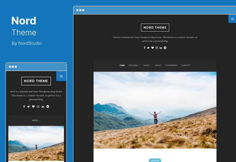 Nord Theme - Tema WordPress Blog Pribadi Minimal dan Bersih