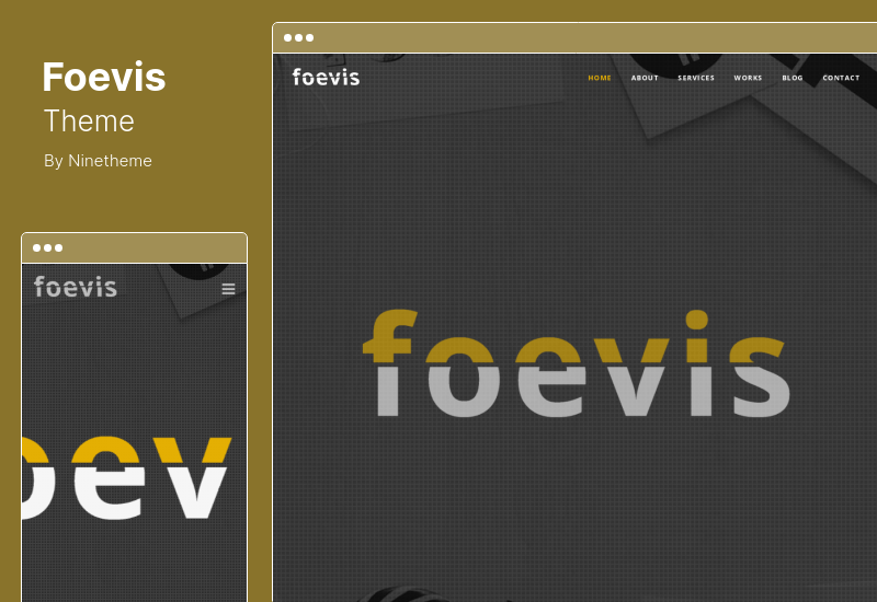 Tema Foevis - Tema WordPress Agensi & Portofolio Video Minimal