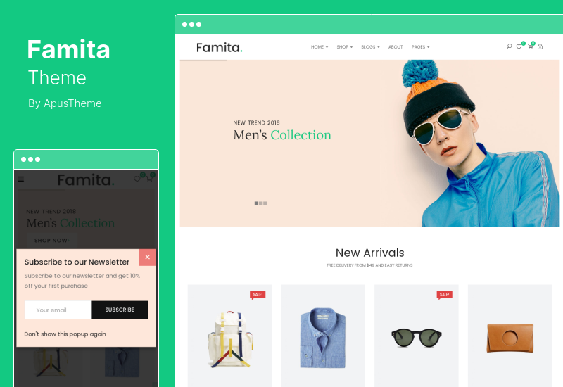 Tema Famita - Tema WordPress WooCommerce Minimalis