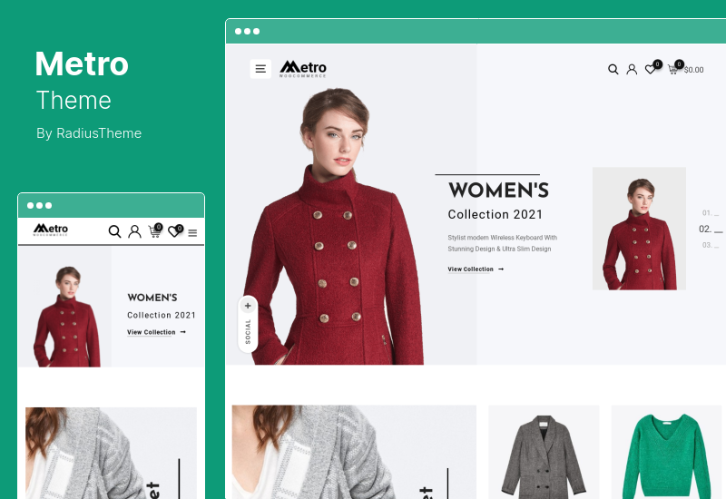 Tema Metro - Tema WooCommerce Minimal