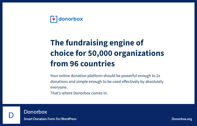 Plugin Donorbox - Plugin WordPress per moduli di donazione intelligente