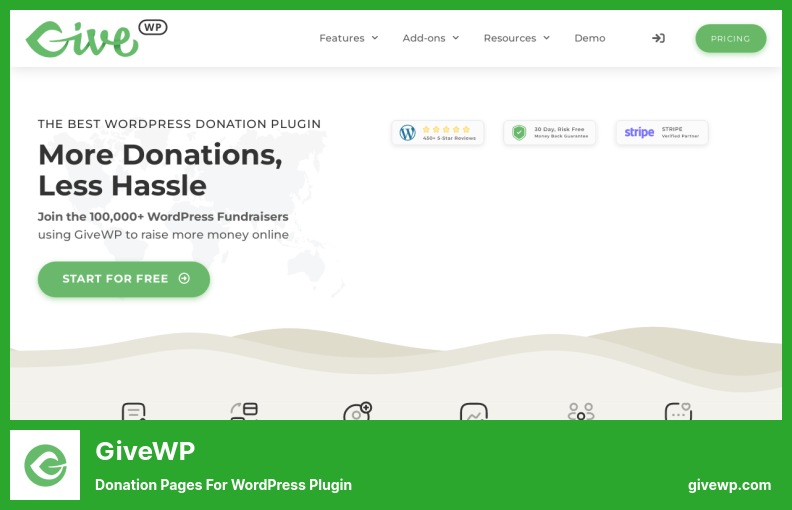 GiveWP Plugin - Pagine di donazioni per WordPress Plugin