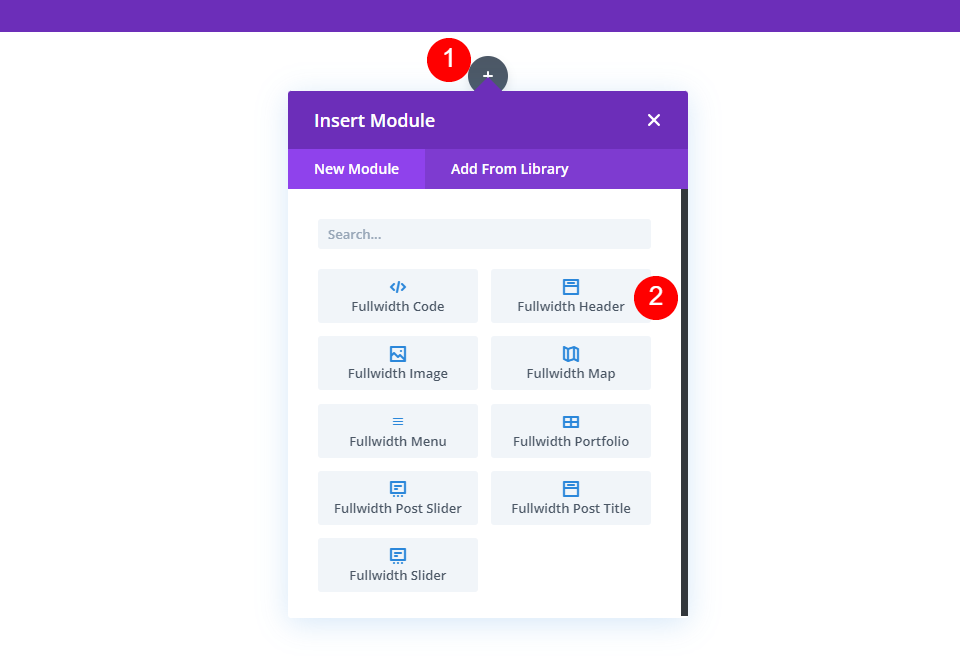 Divi 전체 너비 헤더를 전체 화면 헤더로 만드는 방법