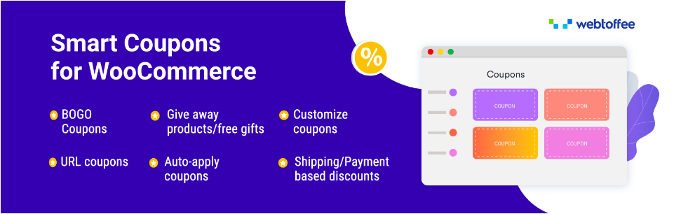 WooCommerce 무료 스마트 쿠폰