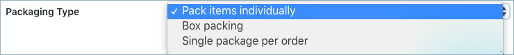 Tipo de embalaje de factura en PDF en woocommerce
