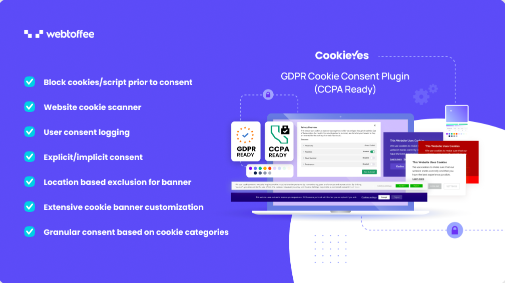 Plug-in CCPA Cookie Compliance pour WordPress