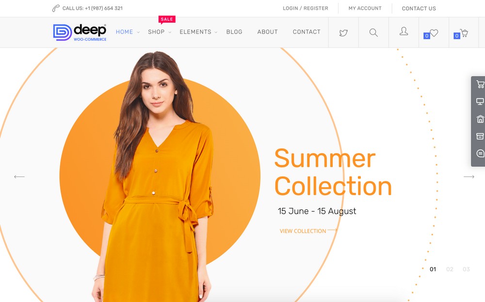 Tema WooCommerce Deep Pro Premium