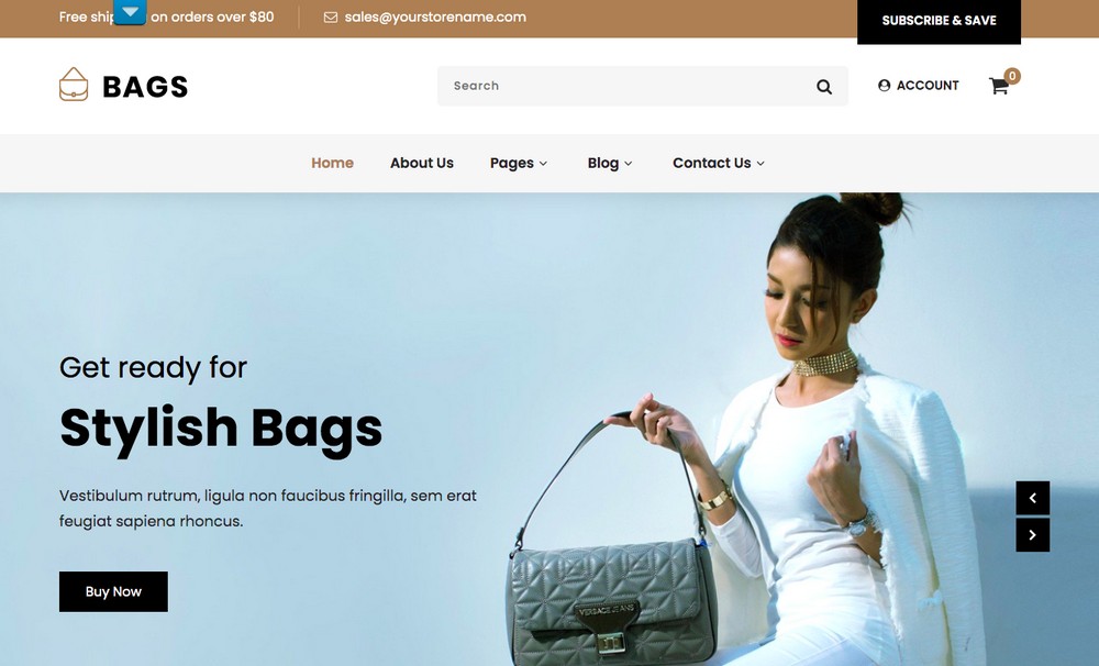 Tema WooCommerce Shopzee Premium