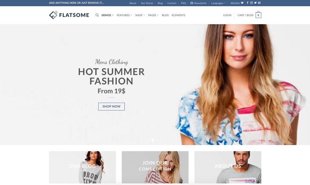 Tema WooCommerce Premium Flatsome