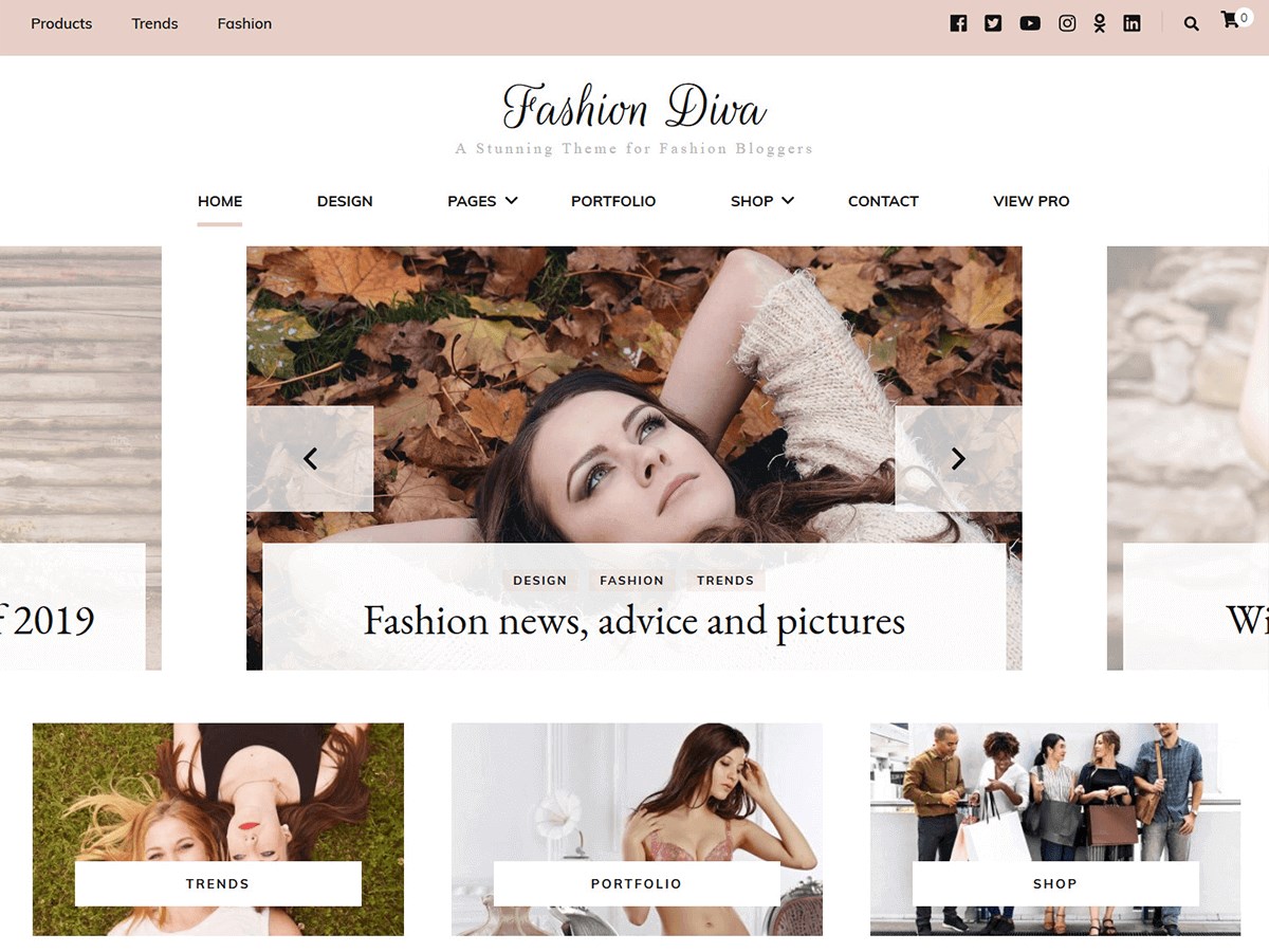 Fashion Diva By Blossom Themes demosu