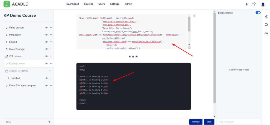 pelajaran coding di Acadle