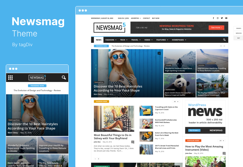 Tema Newsmag - Tema WordPress per giornali e riviste