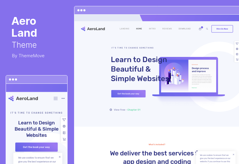 AeroLand Theme - App Landing Software Site WordPress Tema