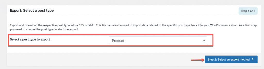 producto para exportar en excel