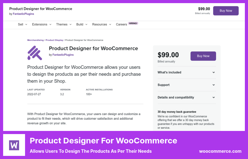 WooCommerce 插件的产品设计师 - 允许用户根据需要设计产品