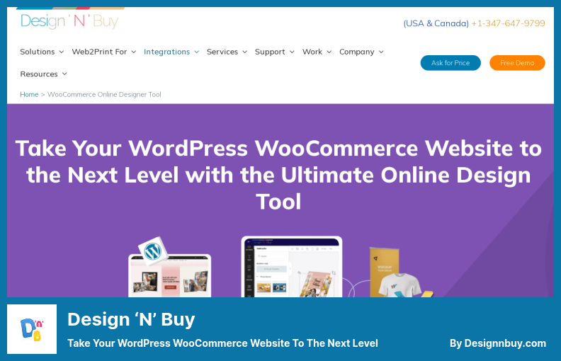 Design ‘N’ Buy Plugin - 让您的 WordPress WooCommerce 网站更上一层楼