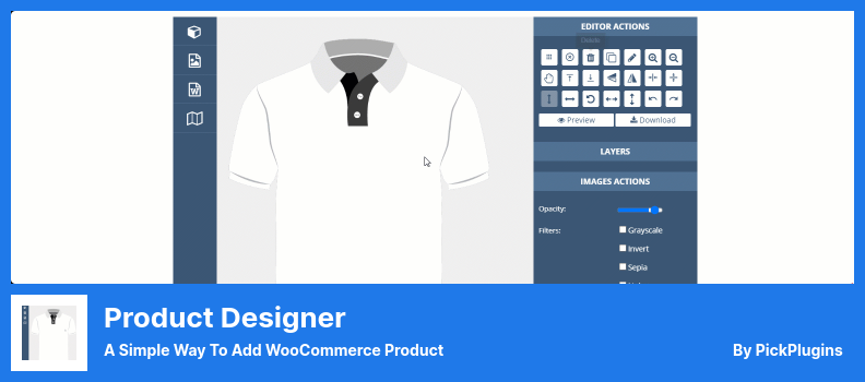 产品设计师插件 - 添加 WooCommerce 产品的简单方法