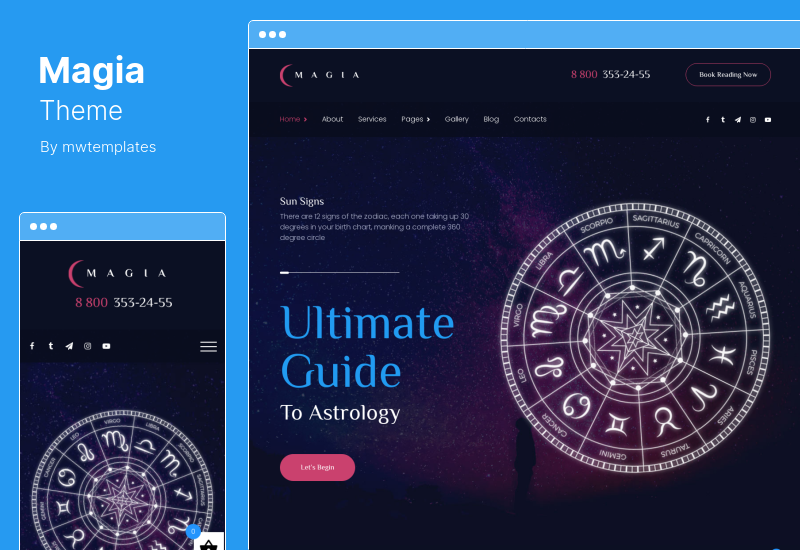 Magia 主題 - 占星家 WordPress 主題